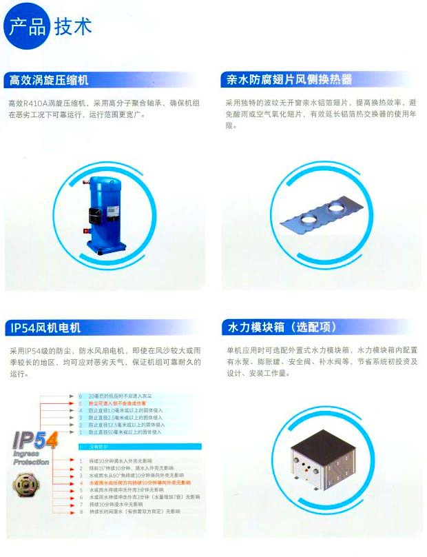 約克中央空調(diào)風(fēng)冷熱泵模塊空調(diào)機(jī)組YCAE系列
